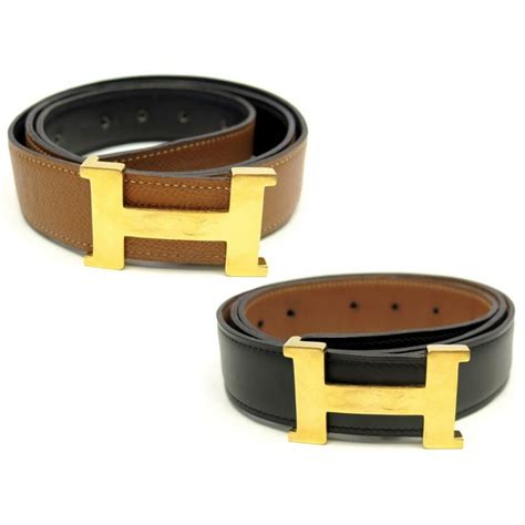 boucle ceinture hermes laiton palladie|Boucle de ceinture H & Cuir de ceinture réversible 32 mm .